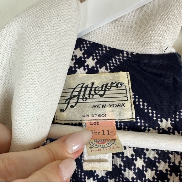 Vintage Patchwork Maxi Dress with Collar - Picture 5 of 14